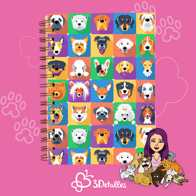 Libreta con causa PERRITOS