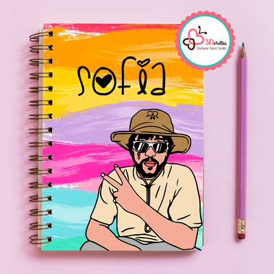 Libreta Bad Bunny Titi