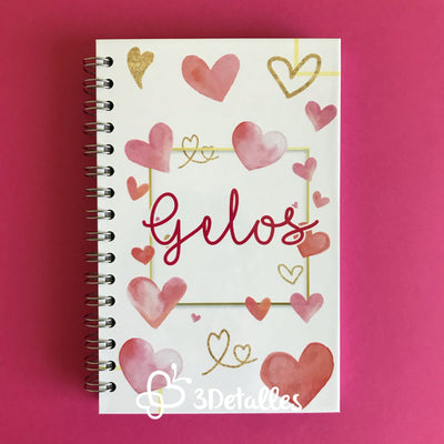 Libreta Corazones